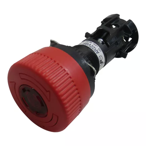 Fuji Electric | AR22VGF-02E3R | Emergency-Stop Pushbutton Switch