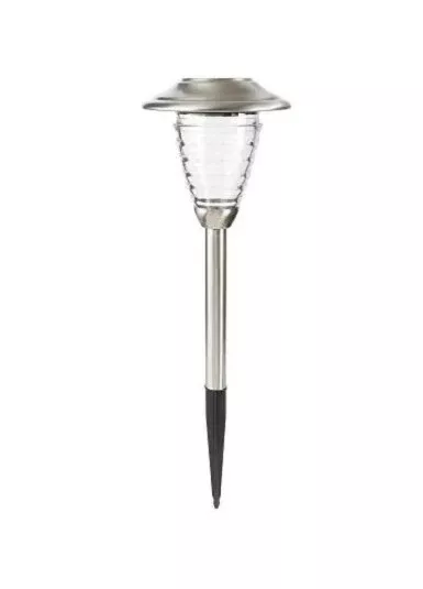 fusion-stainless-steel-ribbed-solar-pathway-light Fusion Stainless Steel Ribbed Solar Pathway Light