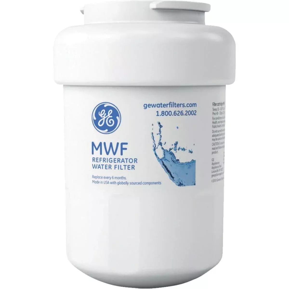 ge-mwfpds-icemaker-refrigerator-water-filter-cartridge GE MWFPDS Icemaker & Refrigerator Water Filter Cartridge