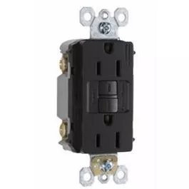 gfci-outlet-15a-black GFCI Outlet, 15A, Black