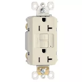 gfci-outlet-heavy-duty-20a-almond GFCI Outlet, Heavy Duty, 20A, Almond