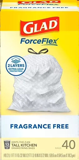 glad-kitchen-forceflex-bags-fragrance-free Glad Kitchen ForceFlex Bags Fragrance Free