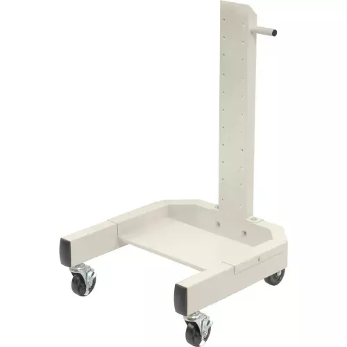 global-industrial-40-h-mobile-post-with-caster-base-beige Global Industrial™ 40"H Mobile Post with Caster Base - Beige