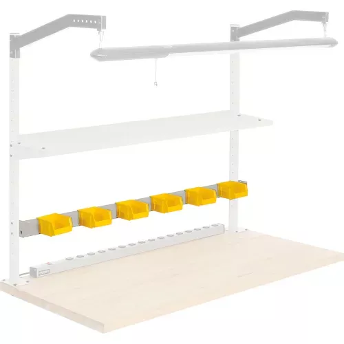 global-industrial-48-w-bin-rail-tan Global Industrial 48"W Bin Rail - Tan