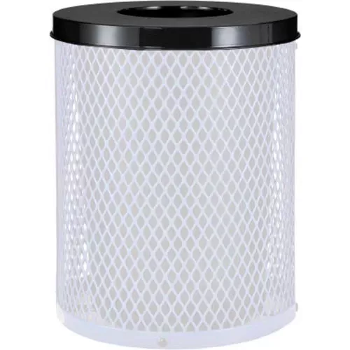 global-industrial-steel-flat-lid-24-gallon-trash-can-black Global Industrial Steel Flat Lid For 24 Gallon Trash Can, Black