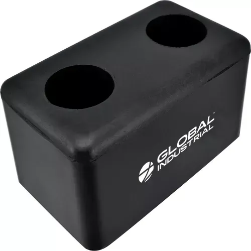 global-lndustrial-trailer-crane-bumper-rectangular-6wx3-1-2h-black Global lndustrial™ Trailer Crane Bumper, Rectangular, 6Wx3-1/2H, Black