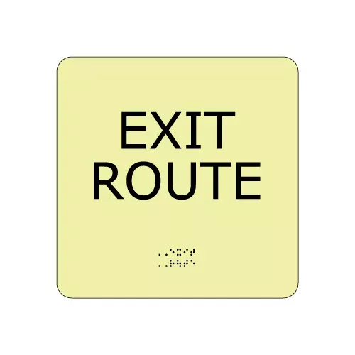 glow-braille-exit-route Glow Braille - Exit Route