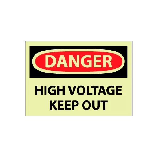 glow-danger-rigid-plastic-high-voltage-keep-out Glow Danger Rigid Plastic - High Voltage Keep Out