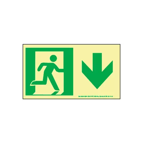 Glow NYC - Directional Sign Down