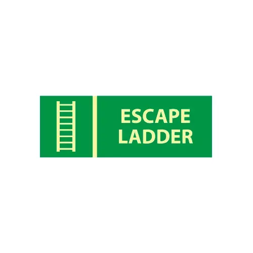 Glow Sign Vinyl - Escape Ladder