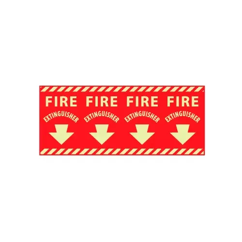 glow-sign-vinyl-fire-extinguisher-column-marker Glow Sign Vinyl - Fire Extinguisher Column Marker