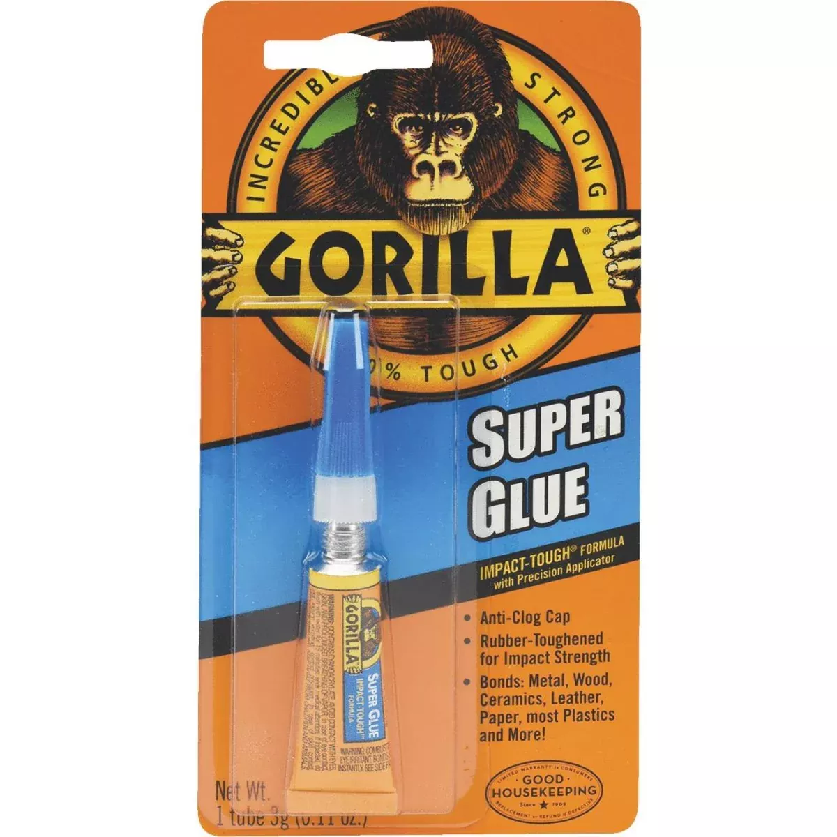 gorilla-0-11-oz-liquid-super-glue Gorilla 0.11 Oz. Liquid Super Glue