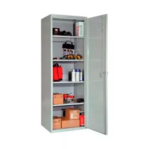 hallowell-securitymax-welded-solid-locker-24-w-x-22-d-x-72-h-light-gray-assemble Hallowell SecurityMax Welded Solid Locker, 24"W x 22"D x 72"H, Light Gray, Assembled