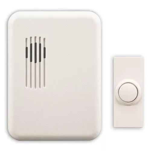 heath-zenith-wireless-door-chime-with-white-cover Heath Zenith Wireless Door Chime With White Cover