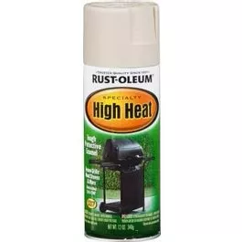 High-Heat Spray Paint, Flat White, 12-oz.
