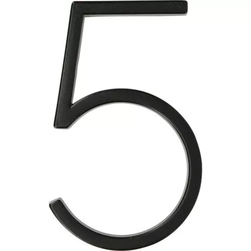 hillman-distinctions-floating-mount-house-number-5-black Hillman Distinctions Floating Mount House Number 5 Black