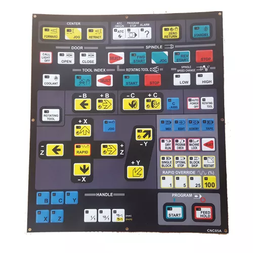 hitachi-seiki-cnc05a-main-control-membrane Hitachi Seiki | CNC05A | Main Control Membrane