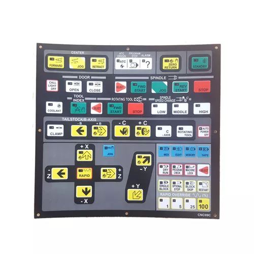 hitachi-seiki-cnc09c-main-control-membrane Hitachi Seiki | CNC09C | Main Control Membrane