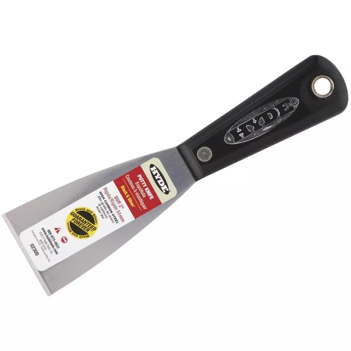 hyde-black-silver-2-in-stiff-professional-putty-knife Hyde Black & Silver 2 In. Stiff Professional Putty Knife