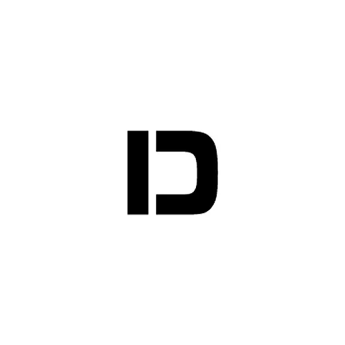 Individual Character Stencil 12" - Letter D