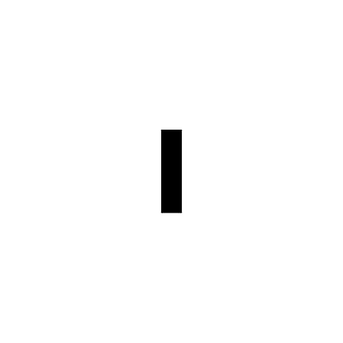 individual-character-stencil-12-letter-i Individual Character Stencil 12" - Letter I