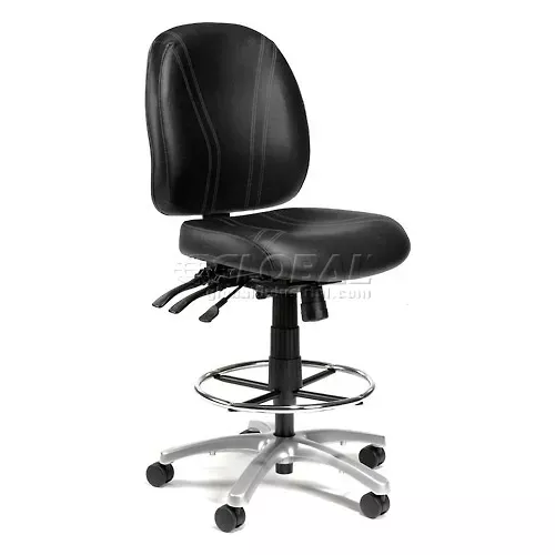 interion-8-way-adjustable-antibacterial-stool-black Interion 8-Way Adjustable Antibacterial Stool, Black