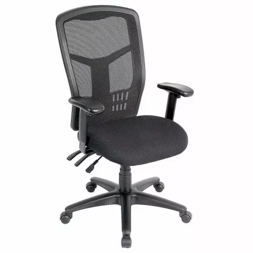 interion-mesh-office-chair-with-high-back-adjustable-arms-fabric-black Interion Mesh Office Chair with High Back & Adjustable Arms, Fabric, Black