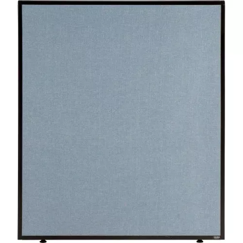 Interion Office Partition Panel, 36-1/4"W x 42"H, Blue