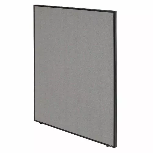interion-office-partition-panel-36-1-4-w-x-60-h-gray Interion Office Partition Panel, 36-1/4"W x 60"H, Gray