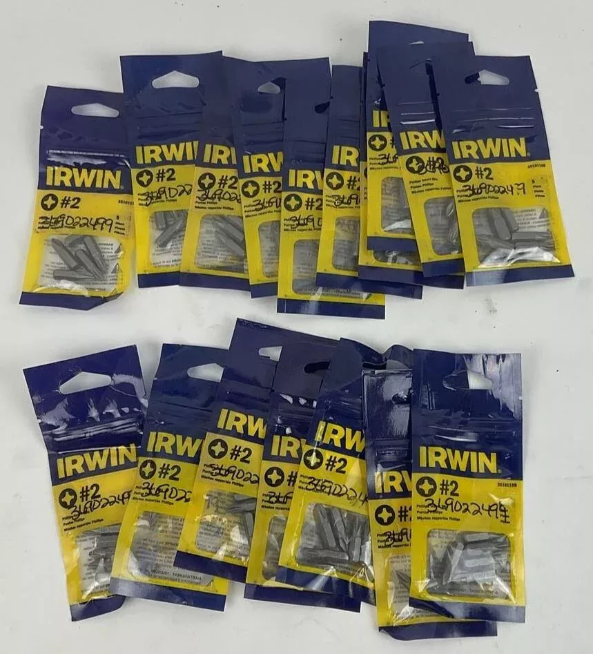 irwin-3510115b-phillips-insert-bit-1avd8-bag-5-lotof17 IRWIN 3510115B PHILLIPS INSERT BIT 1AVD8 BAG OF 5 ****LOTOF17****