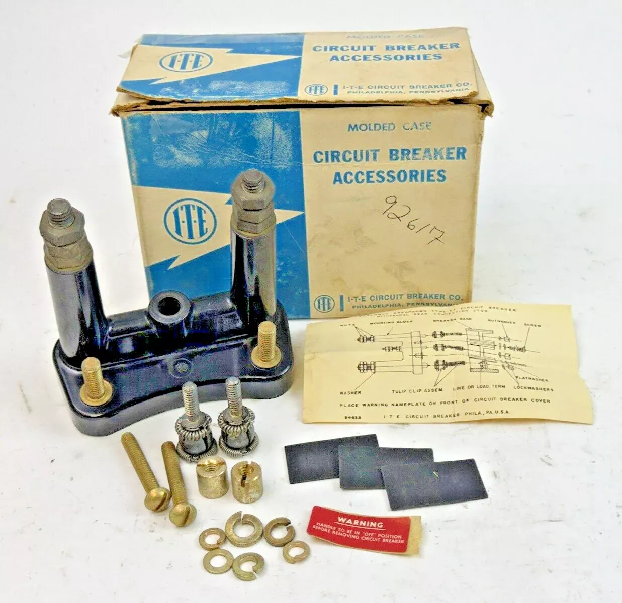 ite-siemens-92617-molded-case-circuit-breaker-frame-mount ITE / SIEMENS - 92617 - MOLDED CASE CIRCUIT BREAKER FRAME MOUNT