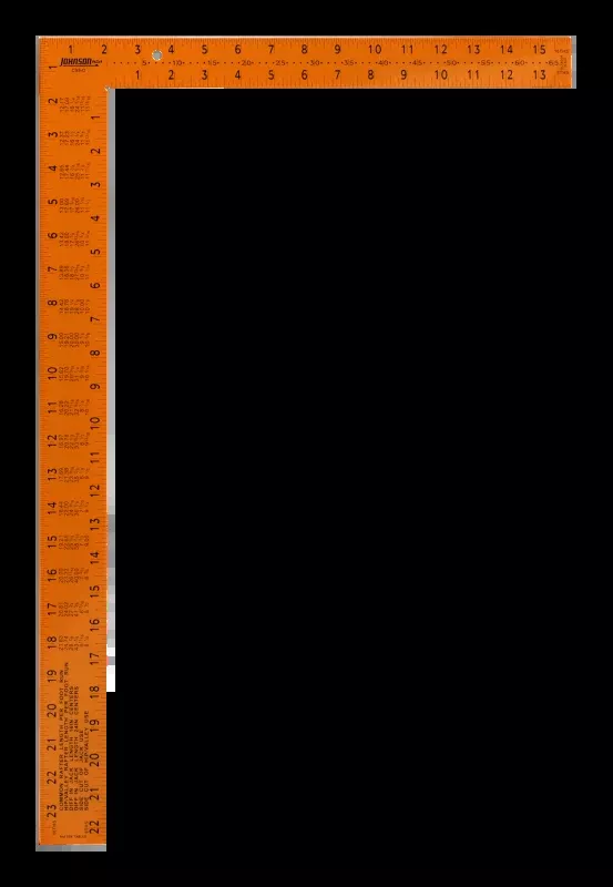 johnson-level-16-x-24-easy-read-steel-framing-square Johnson Level 16" x 24" Easy-Read™ Steel Framing Square