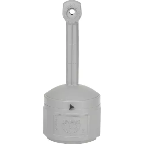 justrite-smokers-ceasefire-outdoor-ashtray-4-gallon-gray Justrite Smokers Ceasefire Outdoor Ashtray, 4 Gallon, Gray