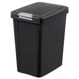 kitchen-wastebasket-touch-top-black-7-5-gal Kitchen Wastebasket, Touch Top, Black, 7.5-Gal.