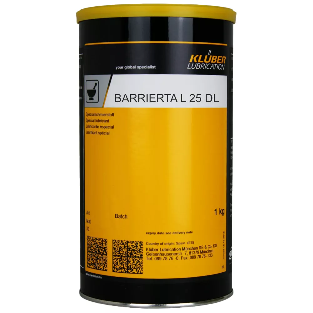 kluber-barrierta-l-25-dl-1-kg-grease-1kg-container Kluber | BARRIERTA L 25 DL 1 KG | Grease (1kg Container)