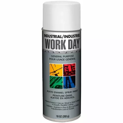 krylon-industrial-work-day-enamel-paint-flat-white-a04422007-pkg-qty-12 Krylon Industrial Work Day Enamel Paint Flat White - A04422007 - Pkg Qty 12