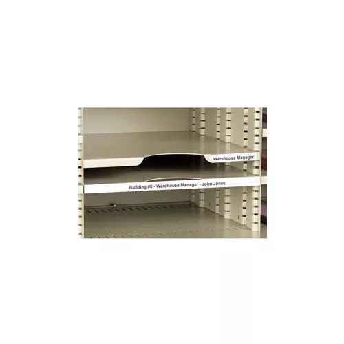 label-holders-3-8-x-6-clear-removable-12-pcs-pkg Label Holders, 3/8" x 6", Clear, Removable (12 pcs/pkg)