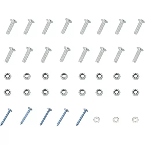 Leg Hardware for Plastic Service Carts 16- bolts, nuts & washers