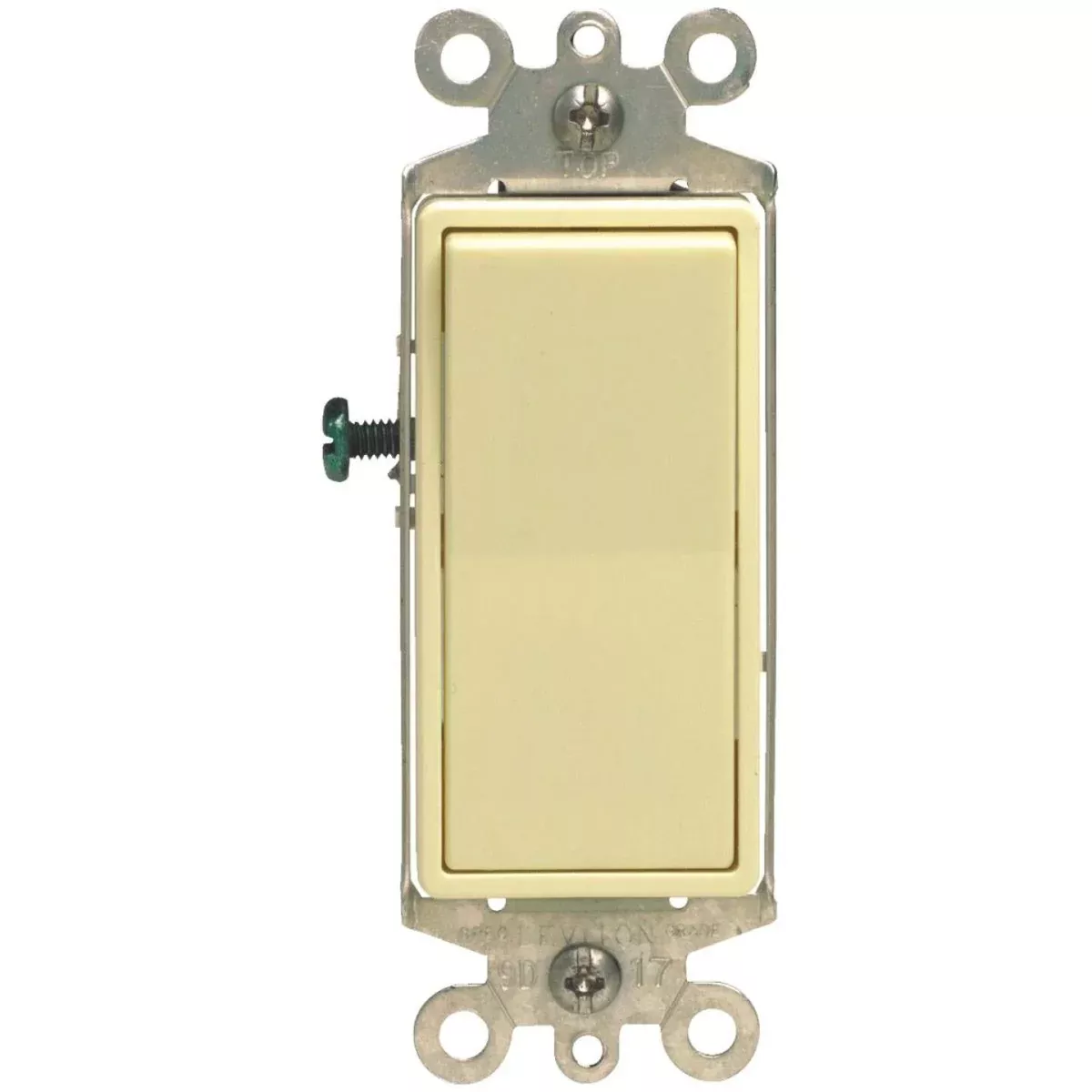 leviton-decora-rocker-ivory-15a-grounded-3-way-switch Leviton Decora Rocker Ivory 15A Grounded 3-Way Switch