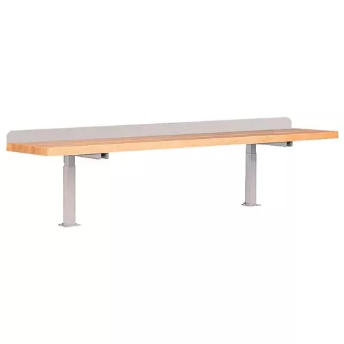lista-adjustable-riser-60-w-x-12-d-maple-square-edge-gray Lista Adjustable Riser 60"W x 12"D, Maple Square Edge, Gray