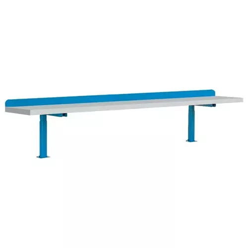 lista-adjustable-riser-72-w-x-12-d-laminate-square-edge-blue Lista Adjustable Riser 72"W x 12"D, Laminate Square Edge, Blue