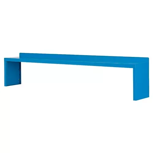 lista-stationary-riser-shelf-72-w-x-10-1-2-d-blue Lista Stationary Riser Shelf 72"W x 10-1/2"D, Blue