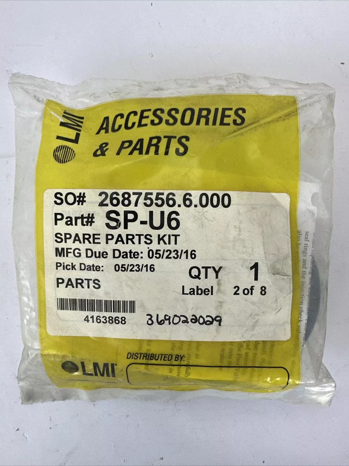 lmi-sp-u6-spare-parts-kit LMI SP-U6 SPARE PARTS KIT