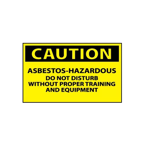 machine-labels-caution-asbestos-hazardous Machine Labels - Caution Asbestos Hazardous