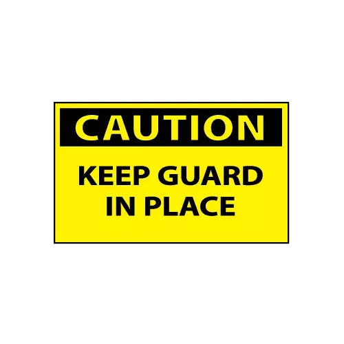 machine-labels-caution-keep-guard-in-place Machine Labels - Caution Keep Guard In Place