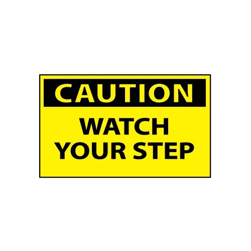 machine-labels-caution-watch-your-step Machine Labels - Caution Watch Your Step