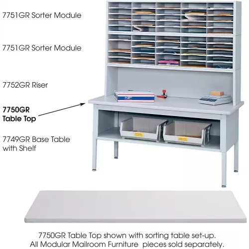mailroom-table-top-table-frame-sold-separately Mailroom Table Top (Table Frame Sold Separately)