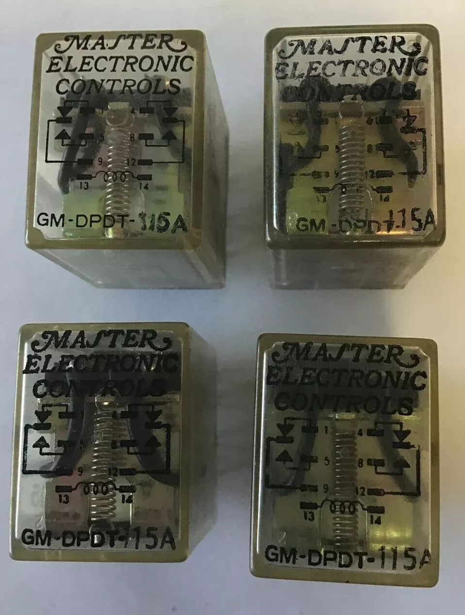master-electronic-gm-dpdt-115a-relay-lotof4 MASTER ELECTRONIC GM-DPDT-115A RELAY***LOTOF4***