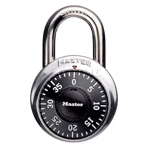 master-lock-combination-padlock-with-3-4-shackle-no-control-key-access-pkg-qty-5 Master Lock Combination Padlock With 3/4" Shackle, No Control Key Access - Pkg Qty 5