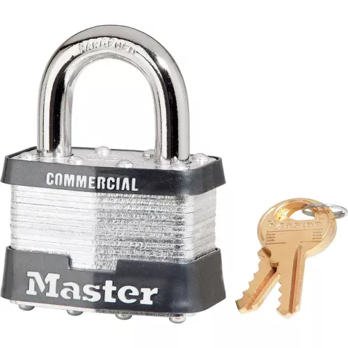 master-lock-no-5-keyed-padlock-1-shackle-keyed-different-pkg-qty-6 Master Lock No. 5 Keyed Padlock - 1" Shackle - Keyed Different - Pkg Qty 6